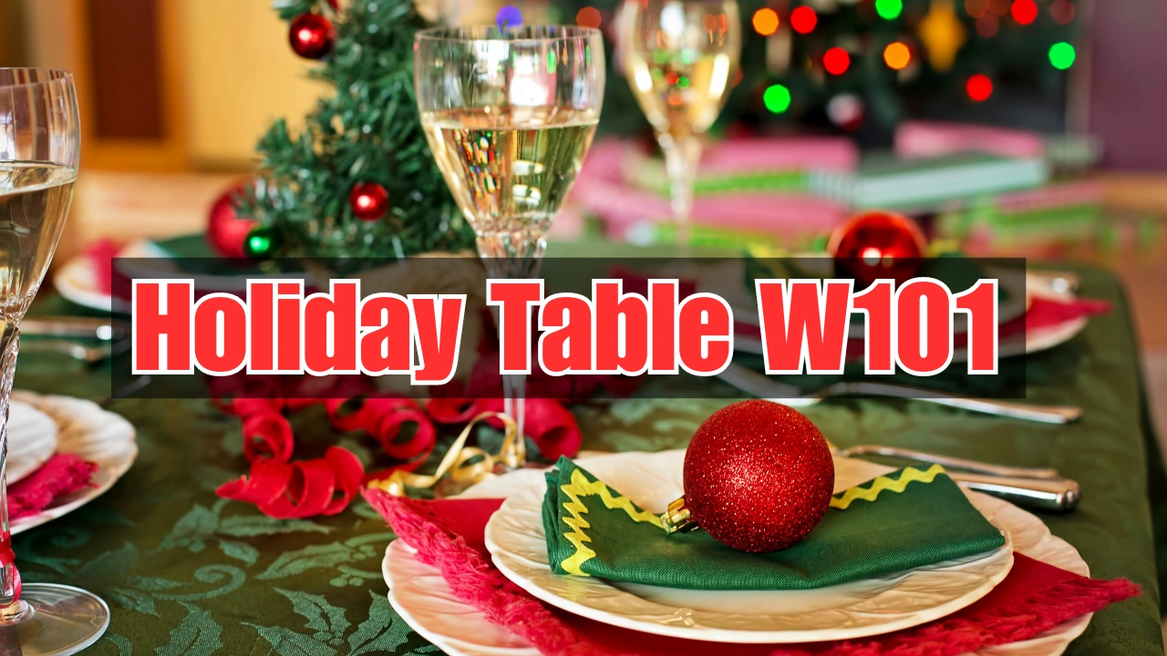 Holiday Table W101