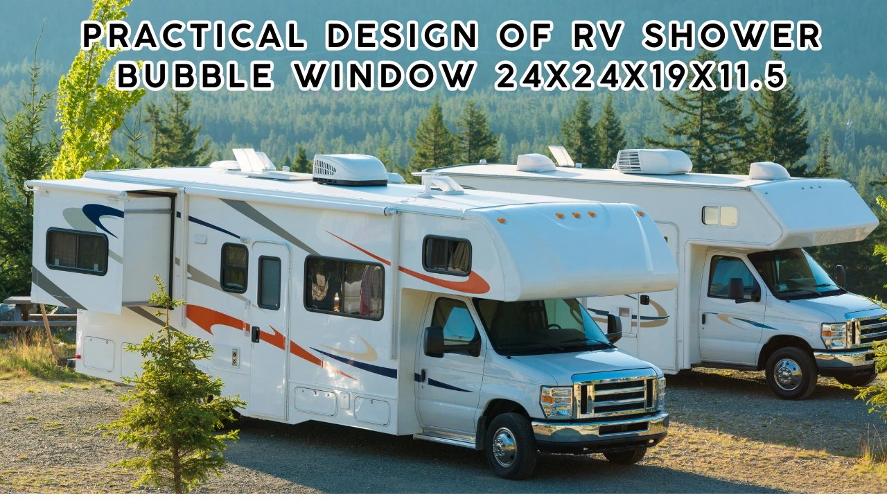 Practical Design Of RV shower bubble window 24x24x19x11.5