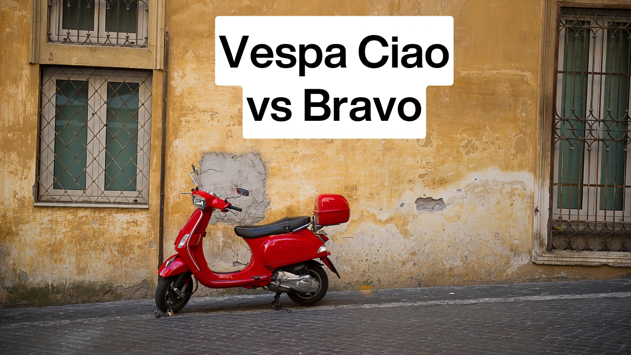 Vespa Ciao vs Bravo