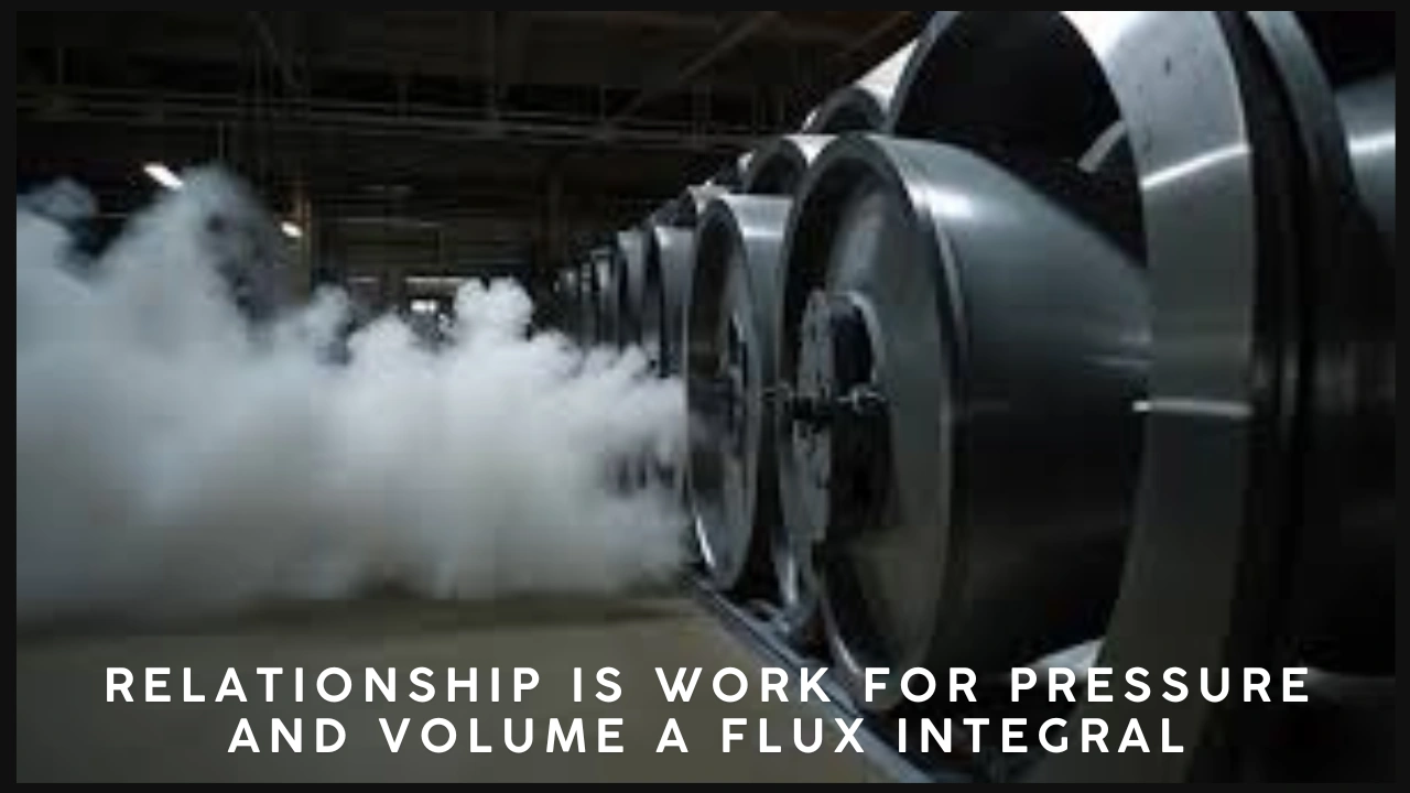 Relationship Is Work for Pressure and Volume a Flux Integral